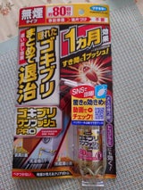 フマキラー ゴキブリワンプッシュプロ80回20ml