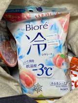 ビオレ 冷シートももせっけんの香り 20枚