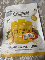 フルッテート オレンジ&アップル&レモン40g×5
