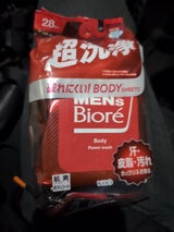 メンズビオレ ボディシート 超洗浄タイプ 28枚