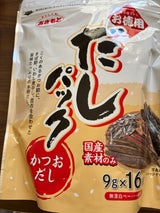 秋元水産 無添加だしパックかつおだし 9g×16