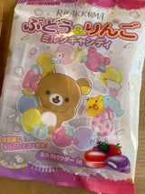 リラックマぶどう&りんごミルクキャンディ 44g