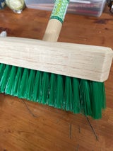 福岡矢口 ナイロンデッキブラシ 合板木柄