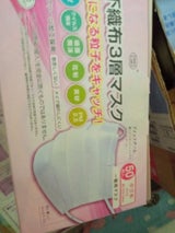 富士 不織布3層マスク 小さめ 50枚