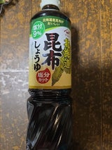 ヤマサ 北海道昆布醤油 塩分カット パック 1L