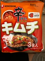 農心ジャパン 辛ラーメン キムチ 袋 120g×3