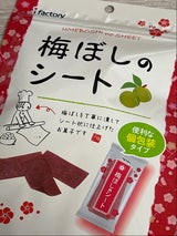 アイファクトリー 梅ぼしのシート個包装 40g