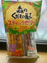 森のくだもの屋スティックゼリー果汁100% 15本