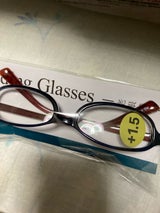 元林 老眼鏡+1.5オーバルバイカラー 1個