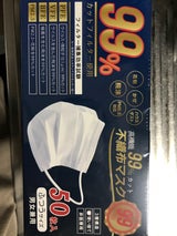 高機能99%カット不織布マスク ふつう 50P
