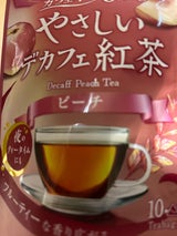 ティーB やさしいデカフェ紅茶ピーチ 10袋