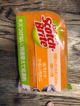 スコッチ・ブライト 抗菌ウレタンスポンジたわしリーフ型3層