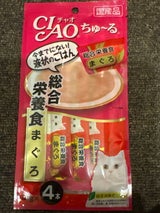 いなば ちゅ〜る 総合栄養食 まぐろ 14g×4本