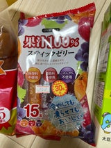 リボン 果汁100%スティックゼリー 15本