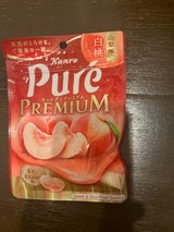 カンロ ピュレグミプレミアム山梨産白桃 54g