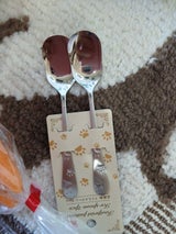 中島桐次郎商店 足跡柄アイススプーン 2個