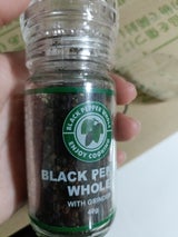 ソルト ブラックペッパーホール ミル付き 40g