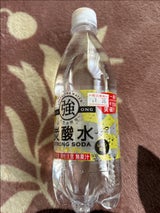 友桝飲料 強炭酸水レモン 500ml