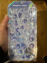 ボンボンドロップシール フローズンよるねこボンボン