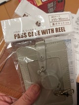 元林 リール付パスケース