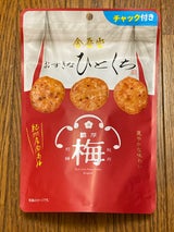 おすきなひとくち濃厚梅だれ煎餅紀州産南高梅 78g