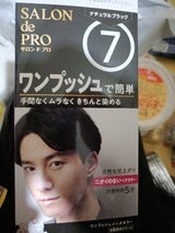 サロンドP ワンプッシュメンズカラー白髪用7 1個