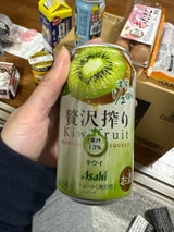 アサヒ 贅沢搾り キウイ 缶 350ml