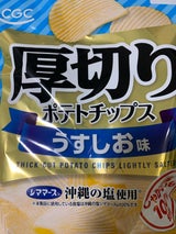CGC 厚切りポテトうすしお味 160g