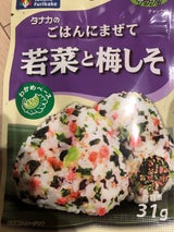 タナカ ごはんにまぜて 若菜と梅しそ 袋 31g