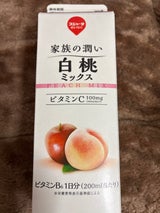 スジャータ 家族の潤い 白桃 900ml