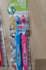 トム&ジェリーハブラシ 1.5〜5才乳歯期用 2本