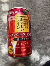 無添加のスパークリングワイン赤泡 缶 350ml