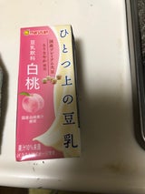 マルサンアイ ひとつ上の豆乳 白桃 200ml