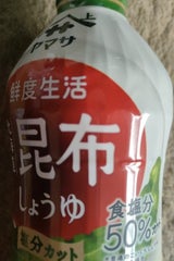鮮度生活 北海道昆布しょうゆ塩分カット 300ml