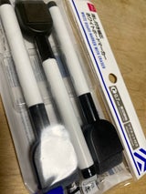 アソン ホワイトボードマーカー消し付細芯黒 3本