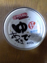 谷尾 さくらあんゆであずき白ラベル1号缶 400g