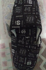 武田 フィットスリッパ 英字 1足