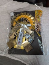 0124486 金運飾り 金扇