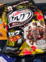カルビー フルグラ ブラックサンダー味 500g