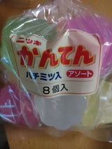 ニッキかんてんハチミツ入 アソート 90g×8