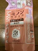 ミノン 全身シャンプー 泡タイプ 替 400ml