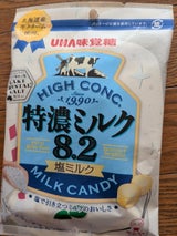 味覚糖 特濃ミルク8.2塩ミルク 75g