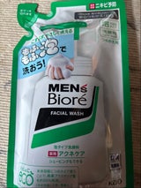 メンズビオレ 泡タイプアクネケア洗顔替 130ml
