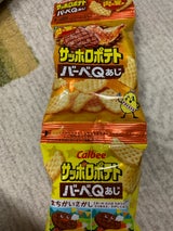 カルビー サッポロポテトバーベQあじミニ4 36g