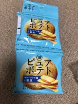湖池屋 4連ピュアポテト厚切りオホーツクの塩52g