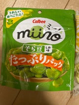 miinoそら豆しお味たっぷりパック 53g