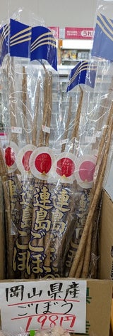 JA岡山 ゴボウ 250g