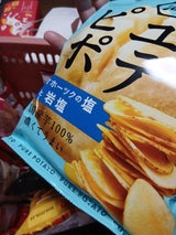 湖池屋 ピュアポテトオホーツクの塩と岩塩 55g