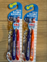 トム&ジェリーハブラシ 6〜12才永久歯期用 2本