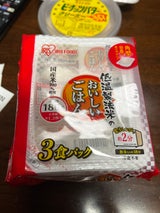アイリス 低温製法パックごはん国産米 180g×3